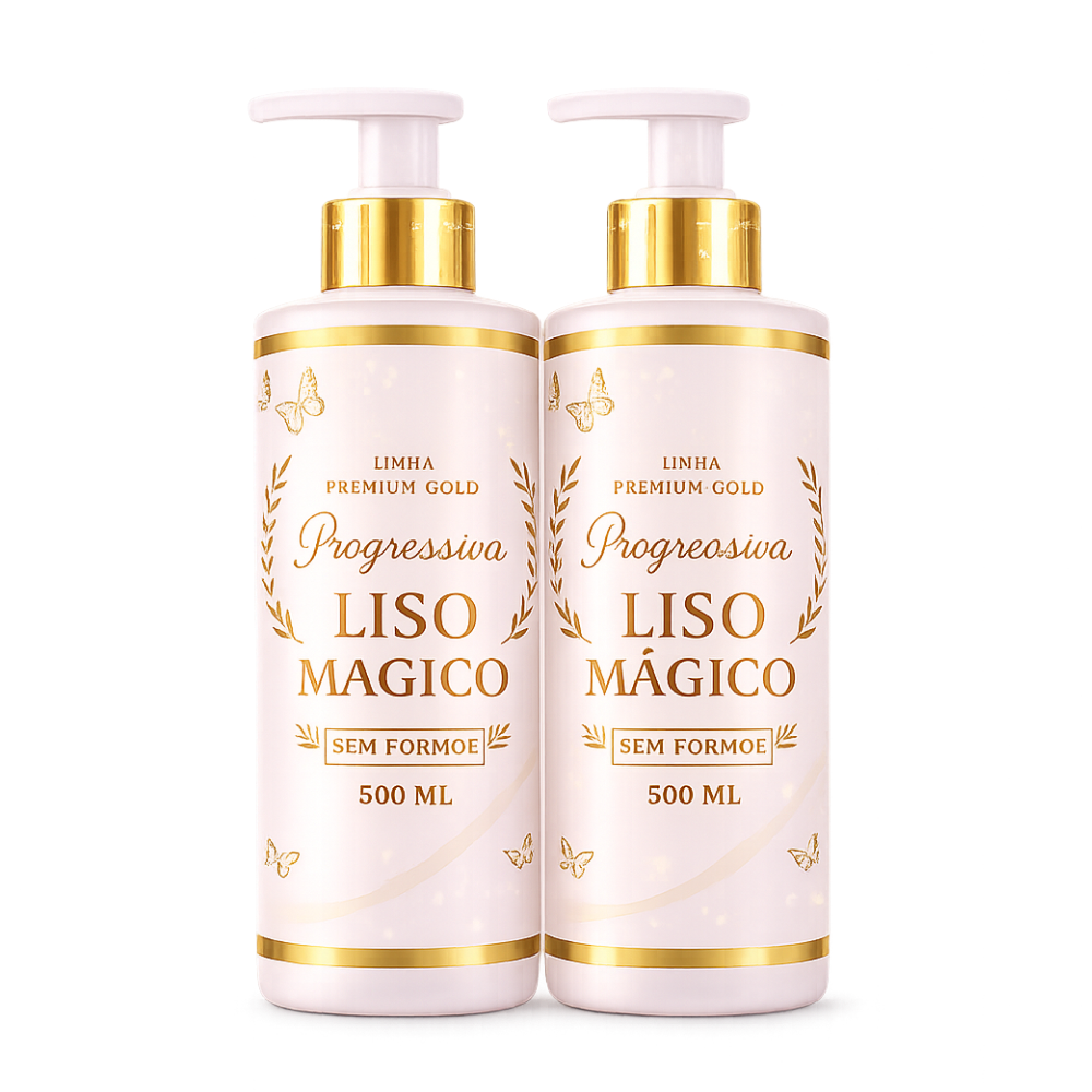 2 Frascos Progressiva Liso Mágico